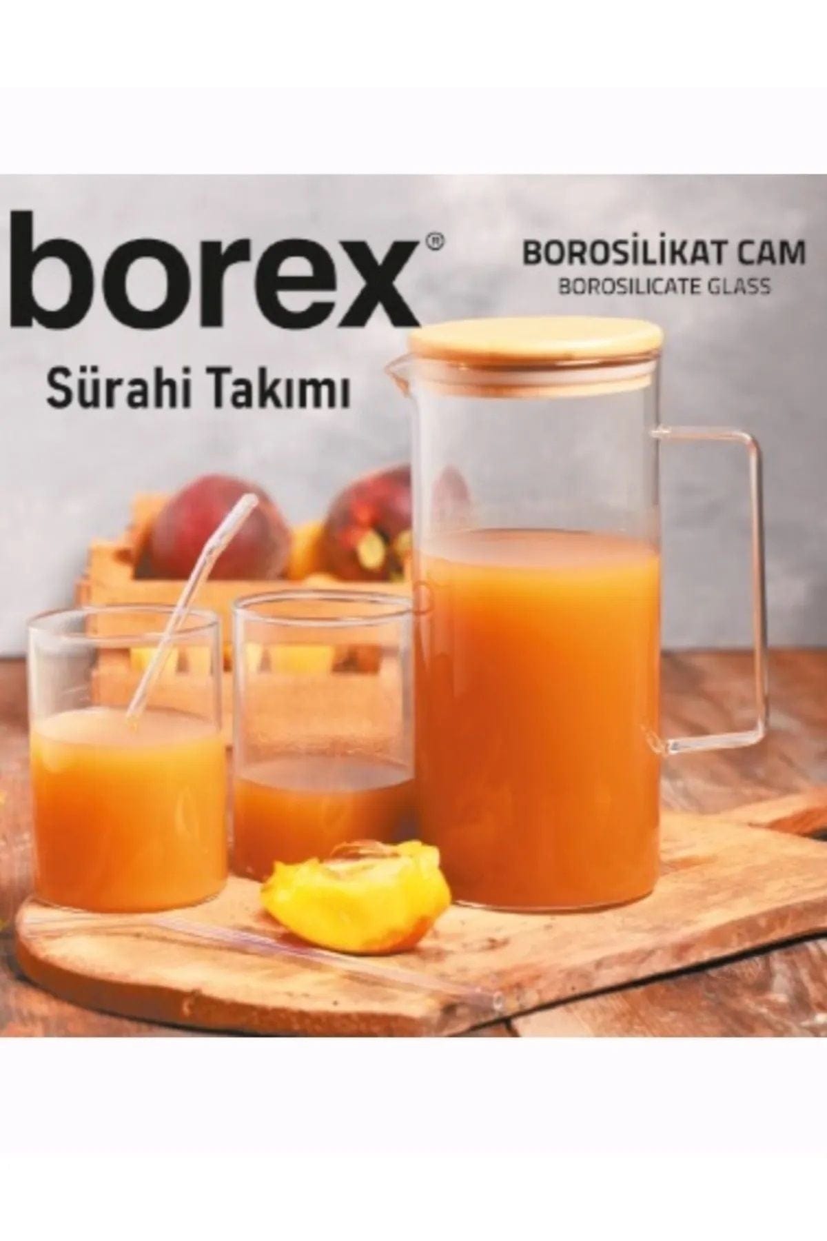 Borex Jug & 2 Cups Set KT2270