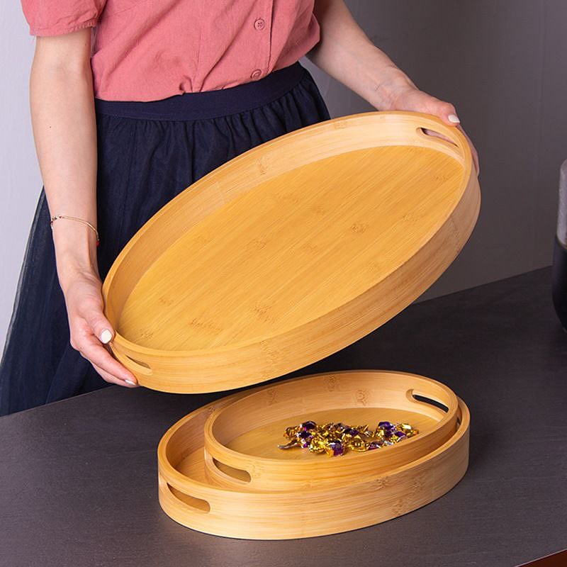 Bamboo Serving 3pcs Tray