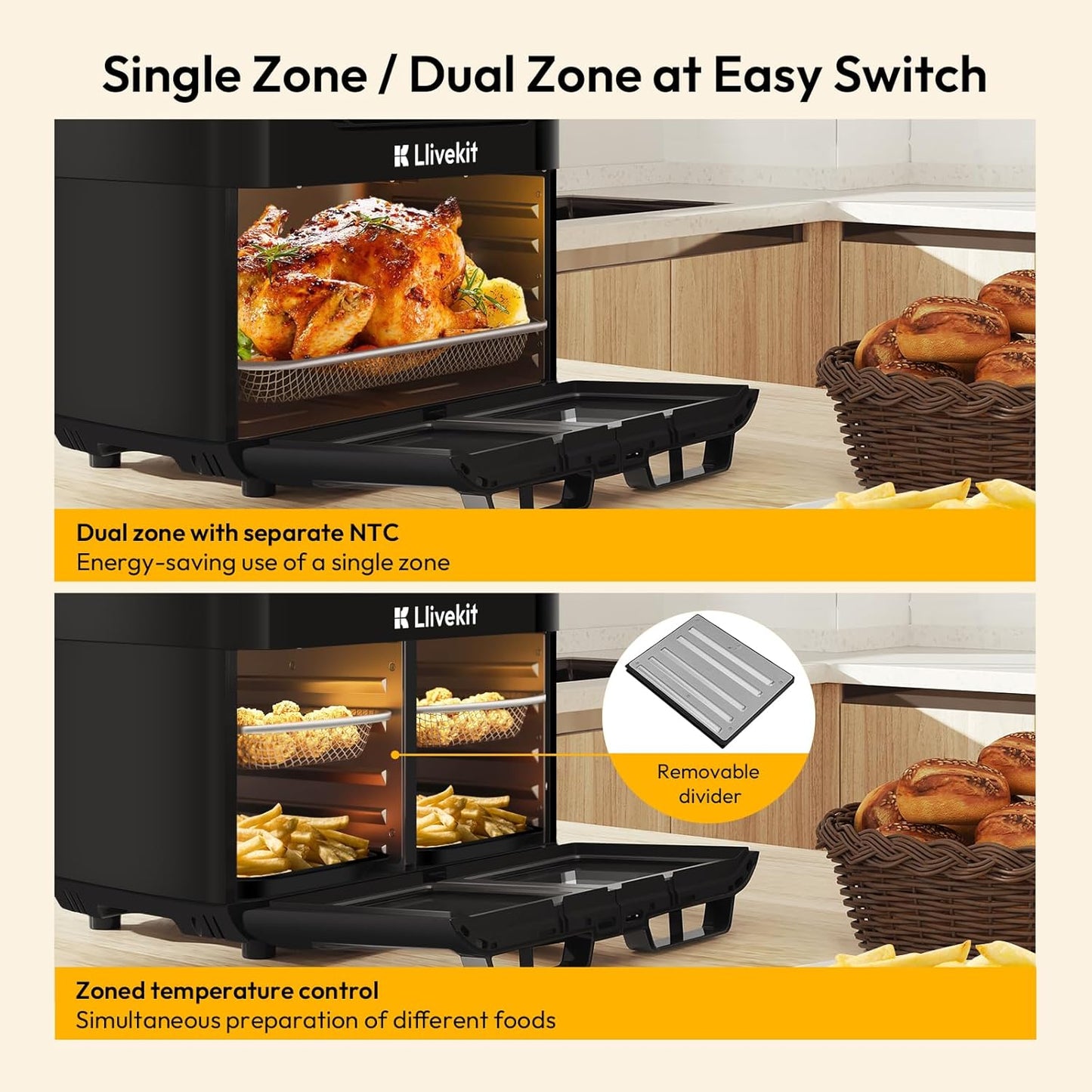 LLIVEKIT 12L Air Fryer