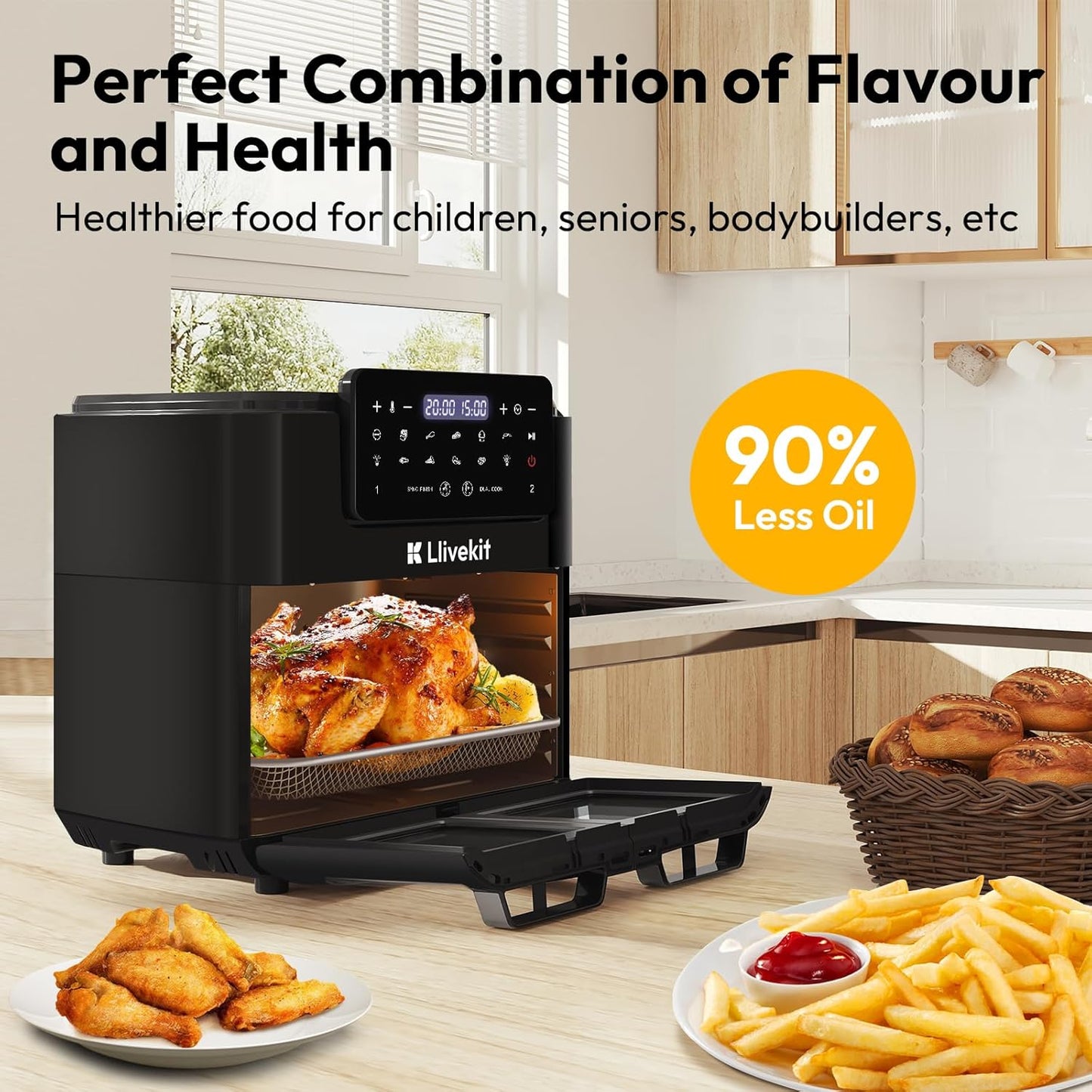 LLIVEKIT 12L Air Fryer