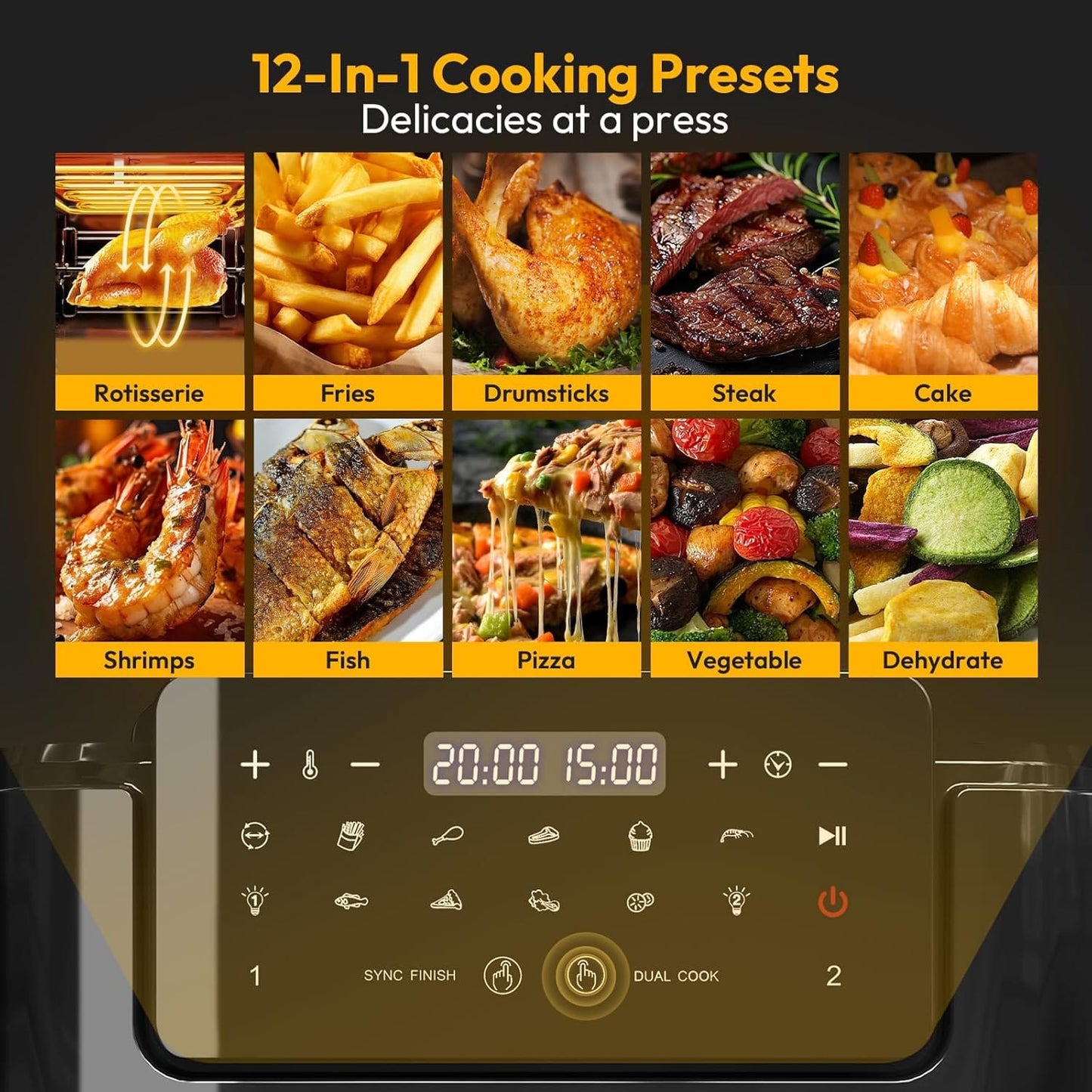LLIVEKIT 12L Air Fryer