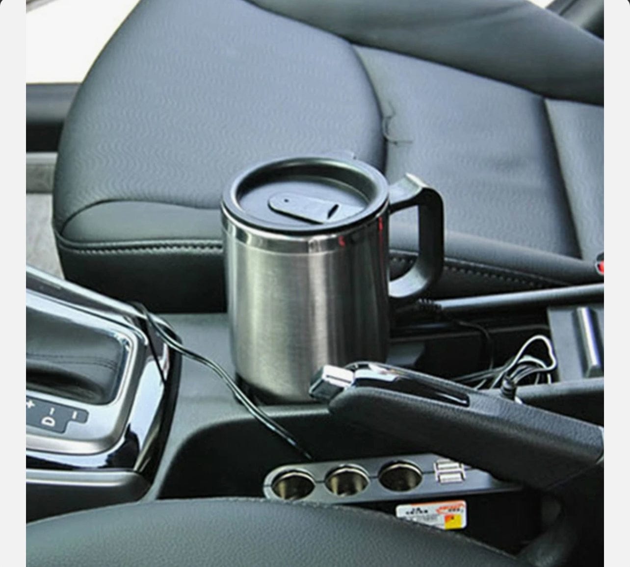 STAINLESS STEEL HEATED DRINKING MUG KT2509