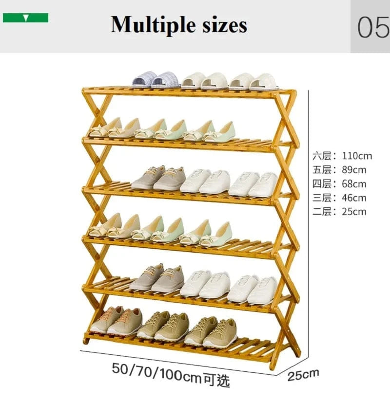 Bamboo shoe cabinet FR1675