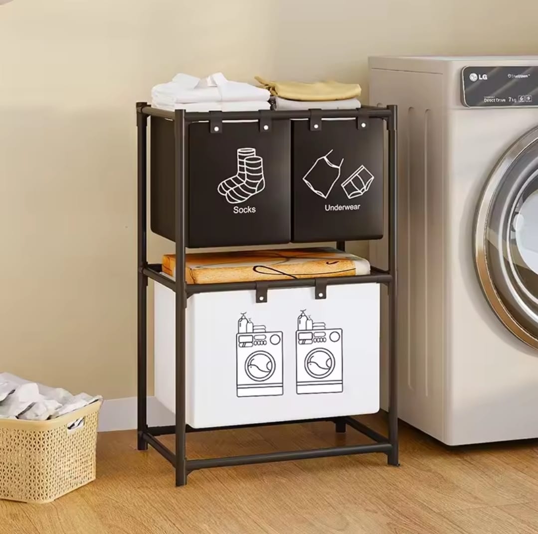 FOLDING LAUNDRY BASKET