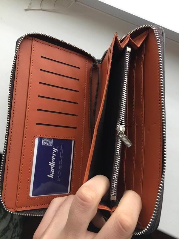 BAELLERY BROWN LONG WALLET hp2425