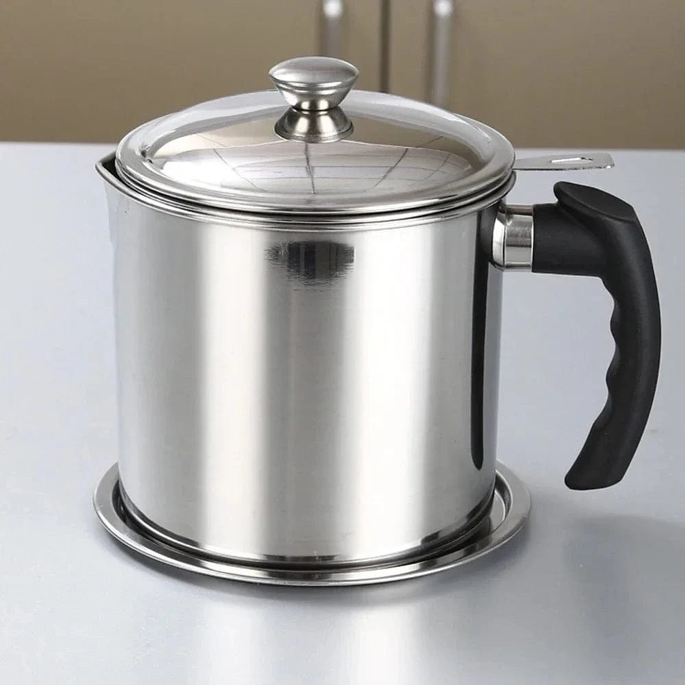 Stainless Steel Oil Filter Pot 1.8L