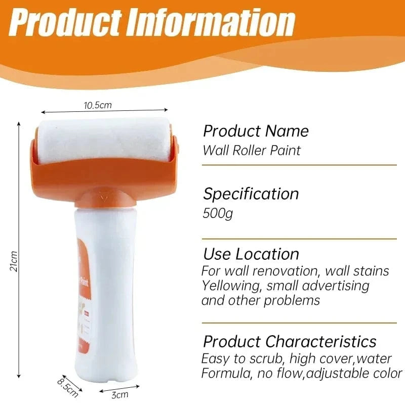 WHITE PAINT ROLLER CORRECTOR