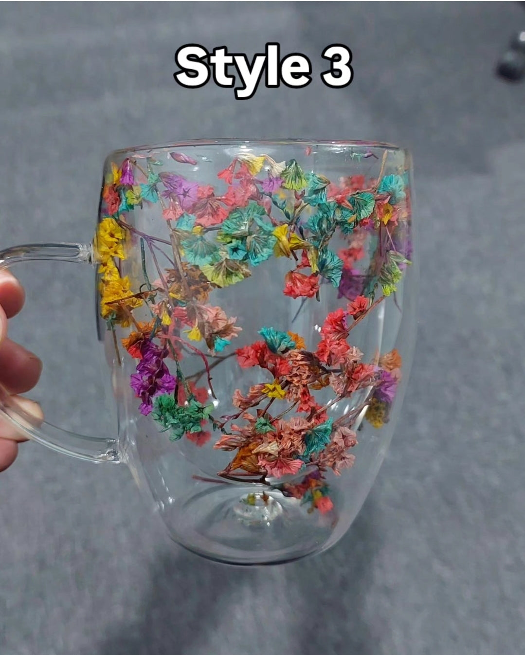 350ML Double Glass MUG FR1703