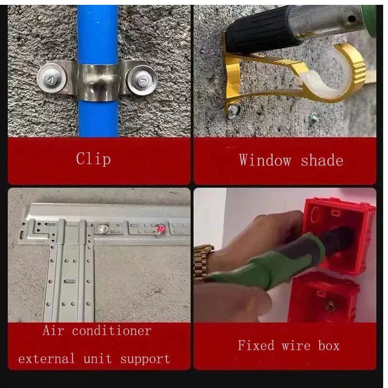 Gun Tool for Cement Wall