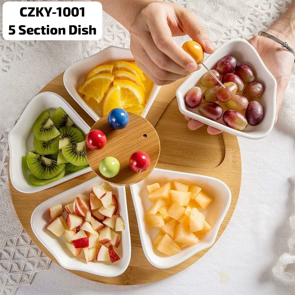 5 SECTION SERVING DISH KT2426