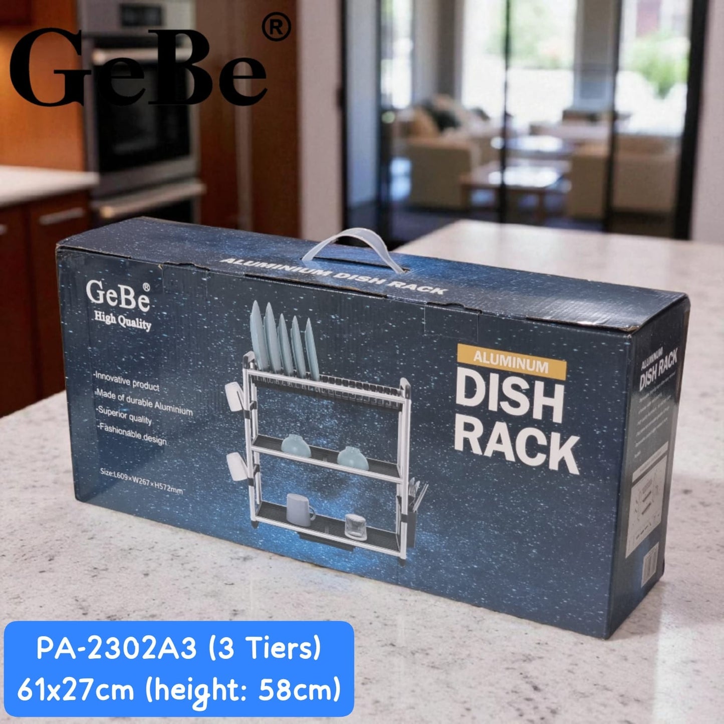 GEBE ALUMINUM DISH RACK