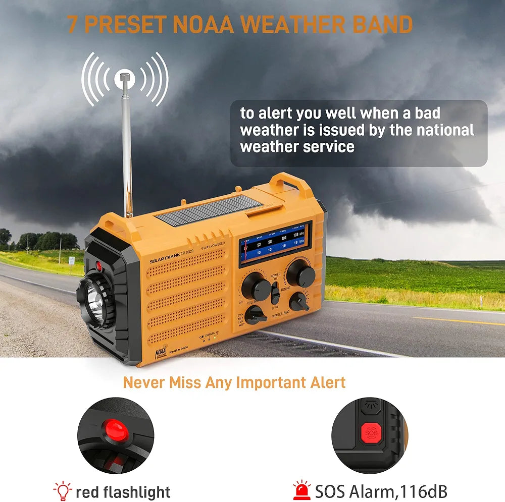 Emergency 5000mag powerbank Radio