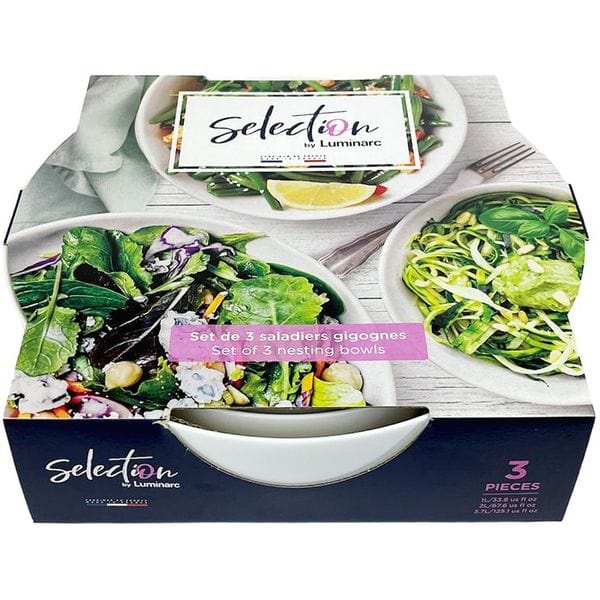 LUMINARC Set Salad Bowl