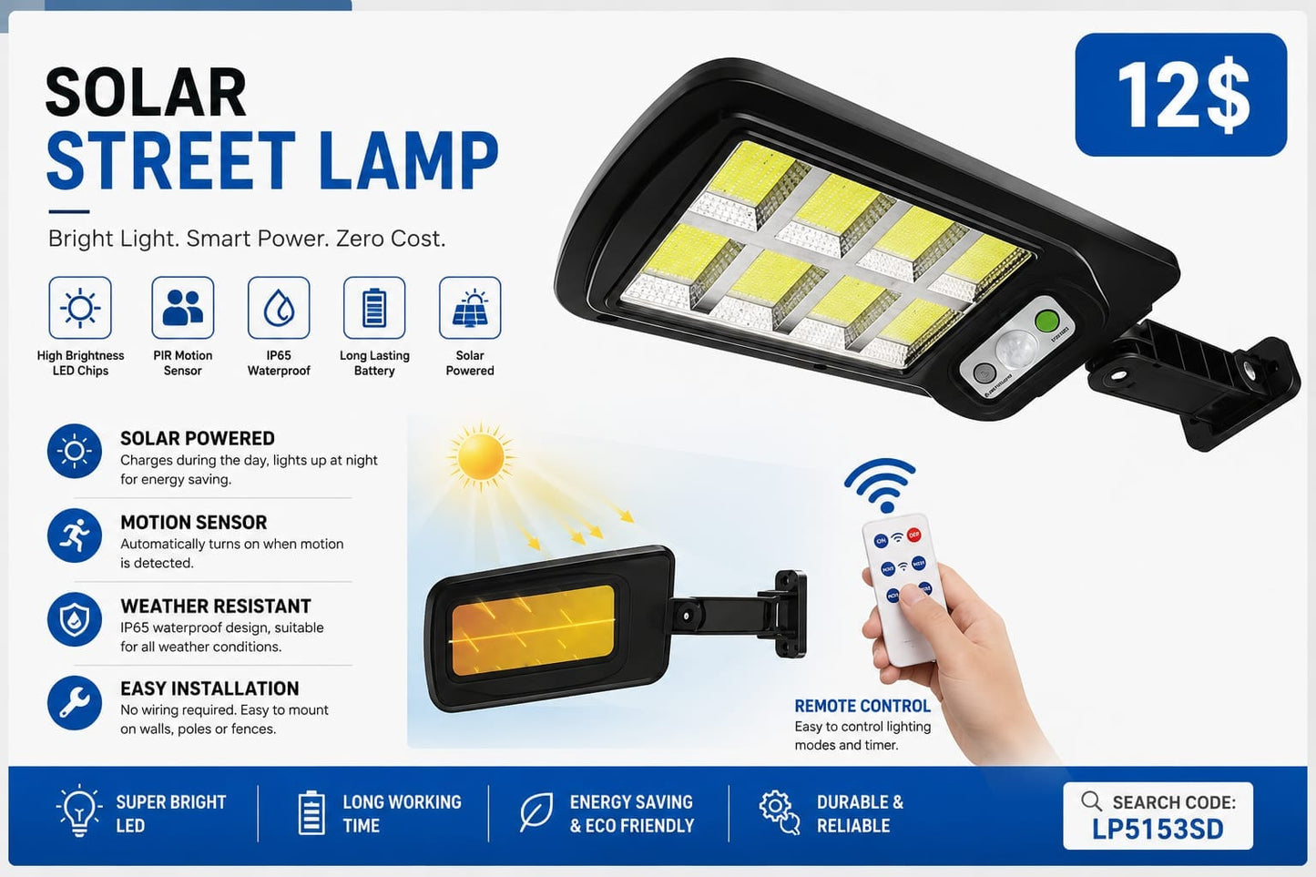 Jortan solar light 40W LP5153SD