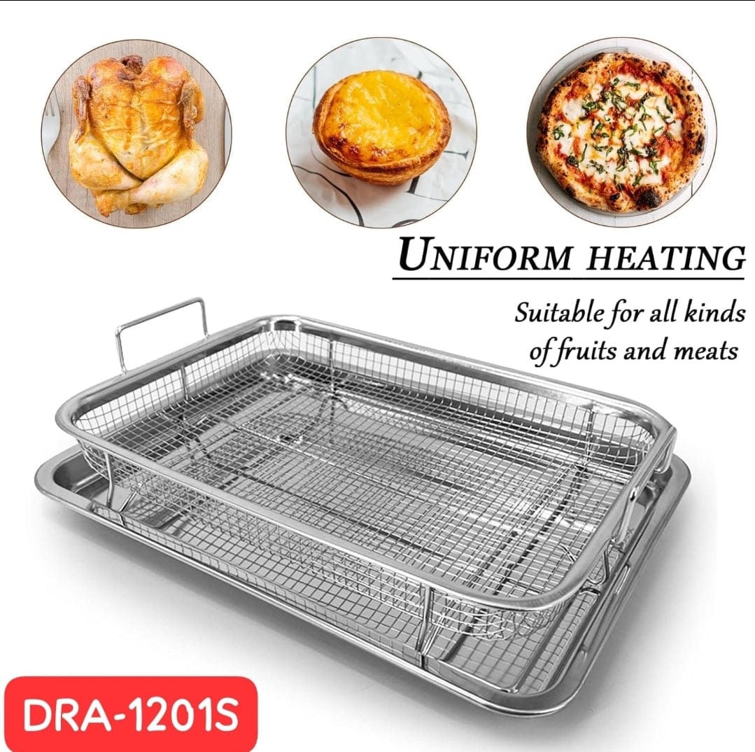 GEBE Air Frying Basket & Tray Set DRA-1201S