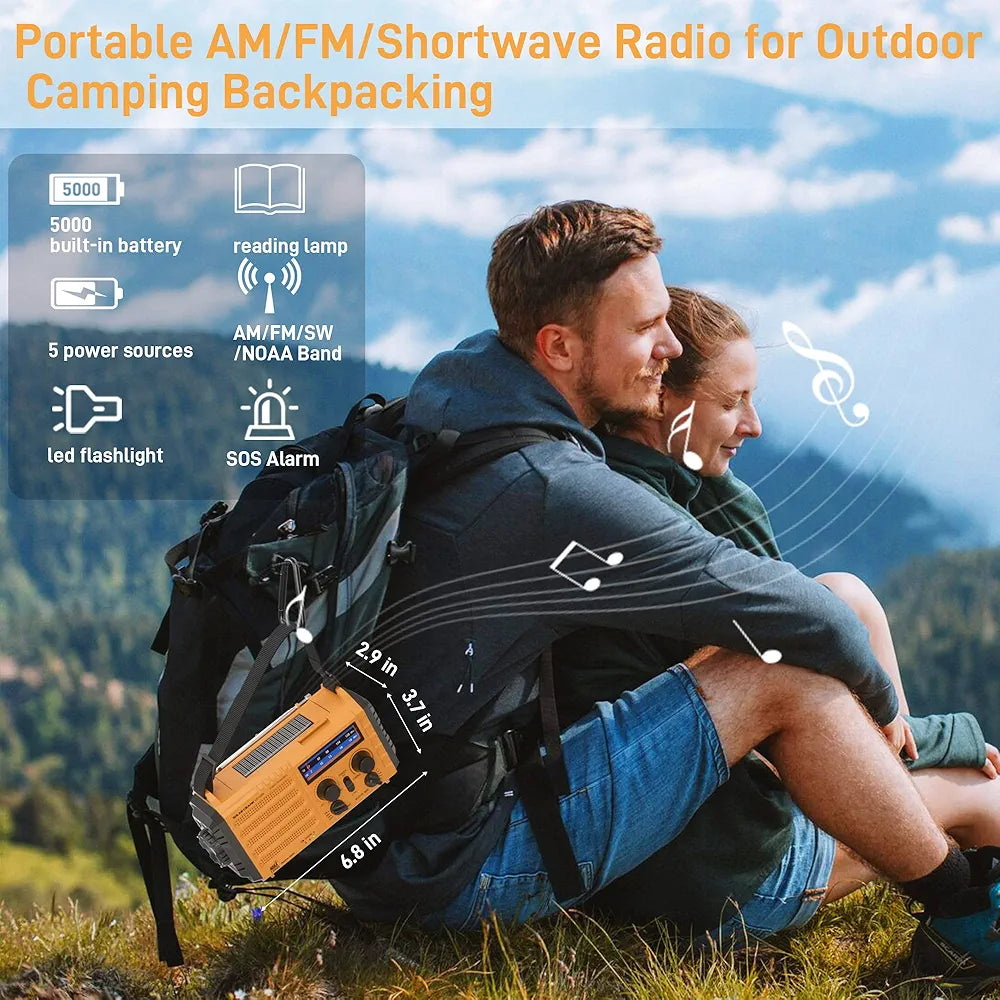 Emergency 5000mag powerbank Radio