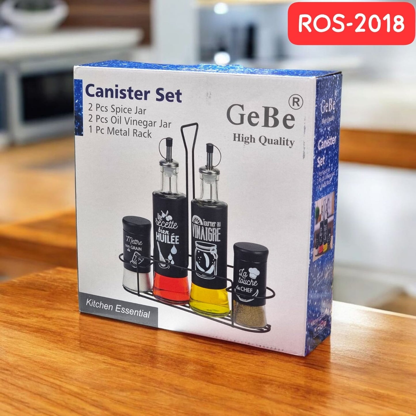 GEBE 5 IN1 CANISTER SET ROS-2018