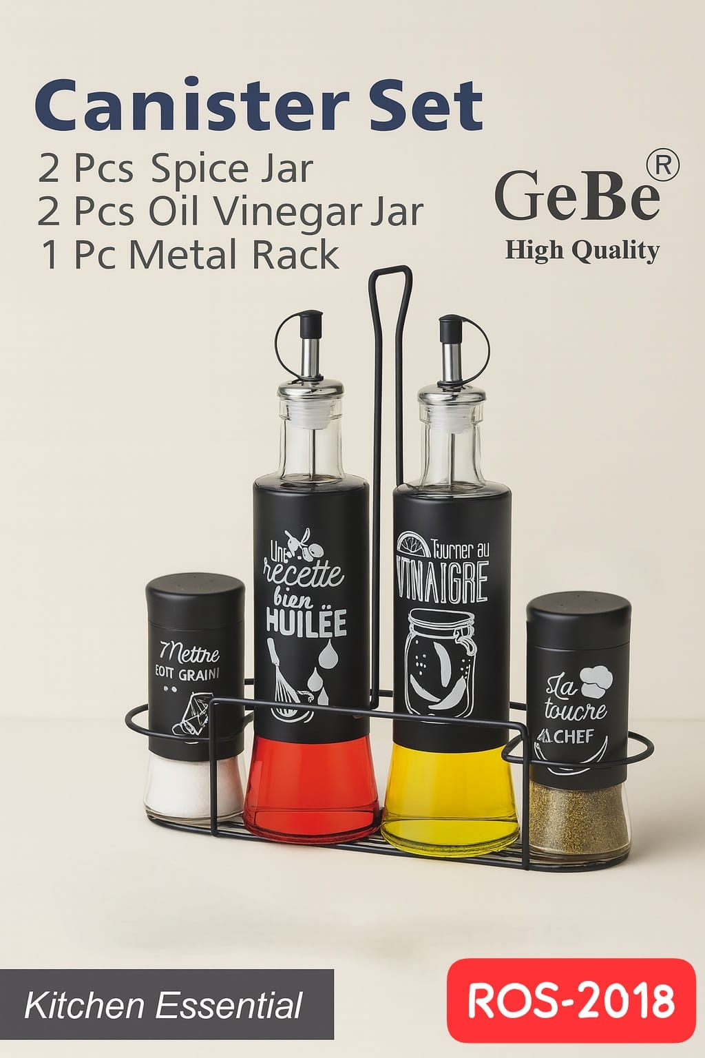 Gebe Canister Set 5in1