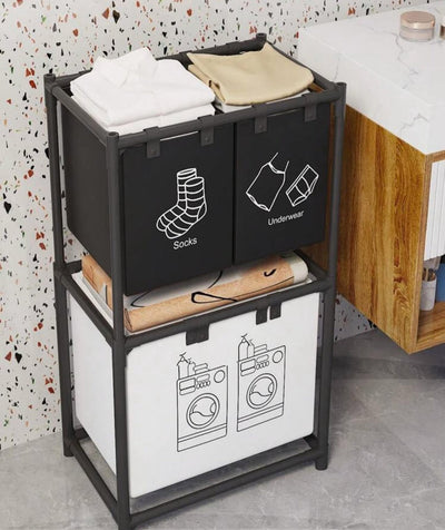 FOLDING LAUNDRY BASKET