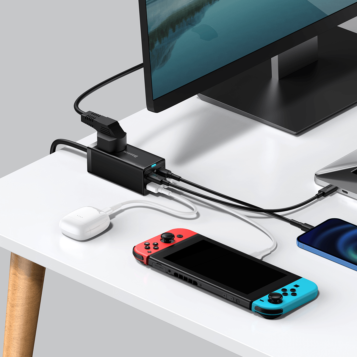 BASEUS DESKTOP POWER STRIP 65W  EA1080