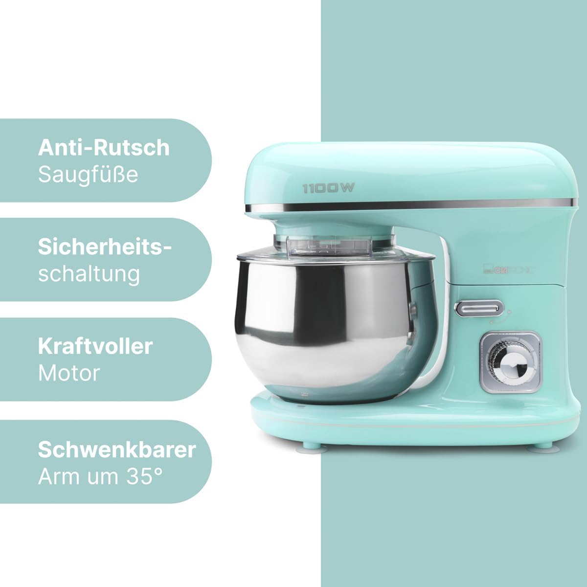 CLATHRONIC STAND MIXER KM3711 1100W