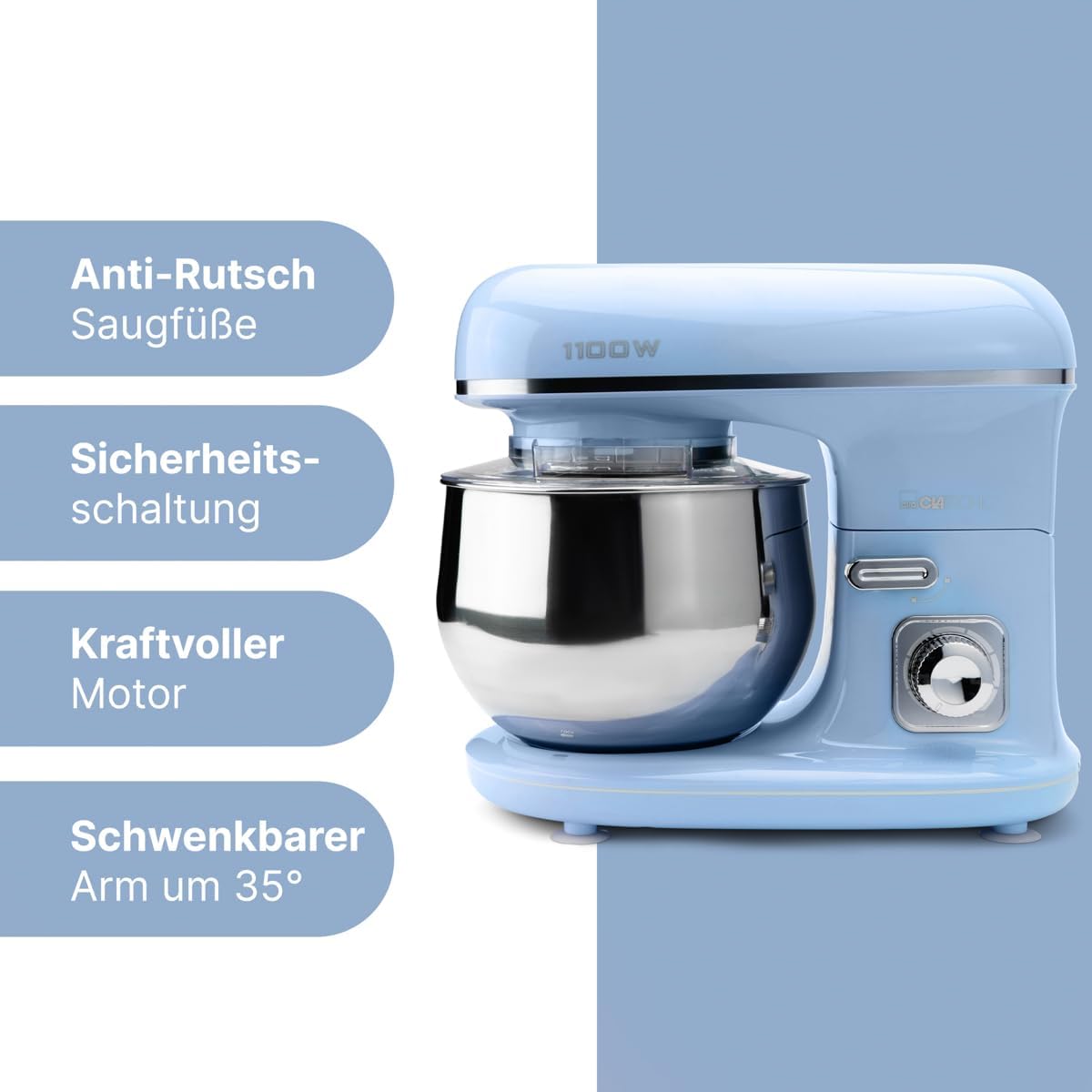 CLATHRONIC STAND MIXER KM3711 1100W