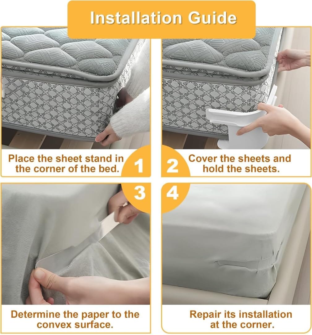 4 PCS BED SHEET GRIP HA2702