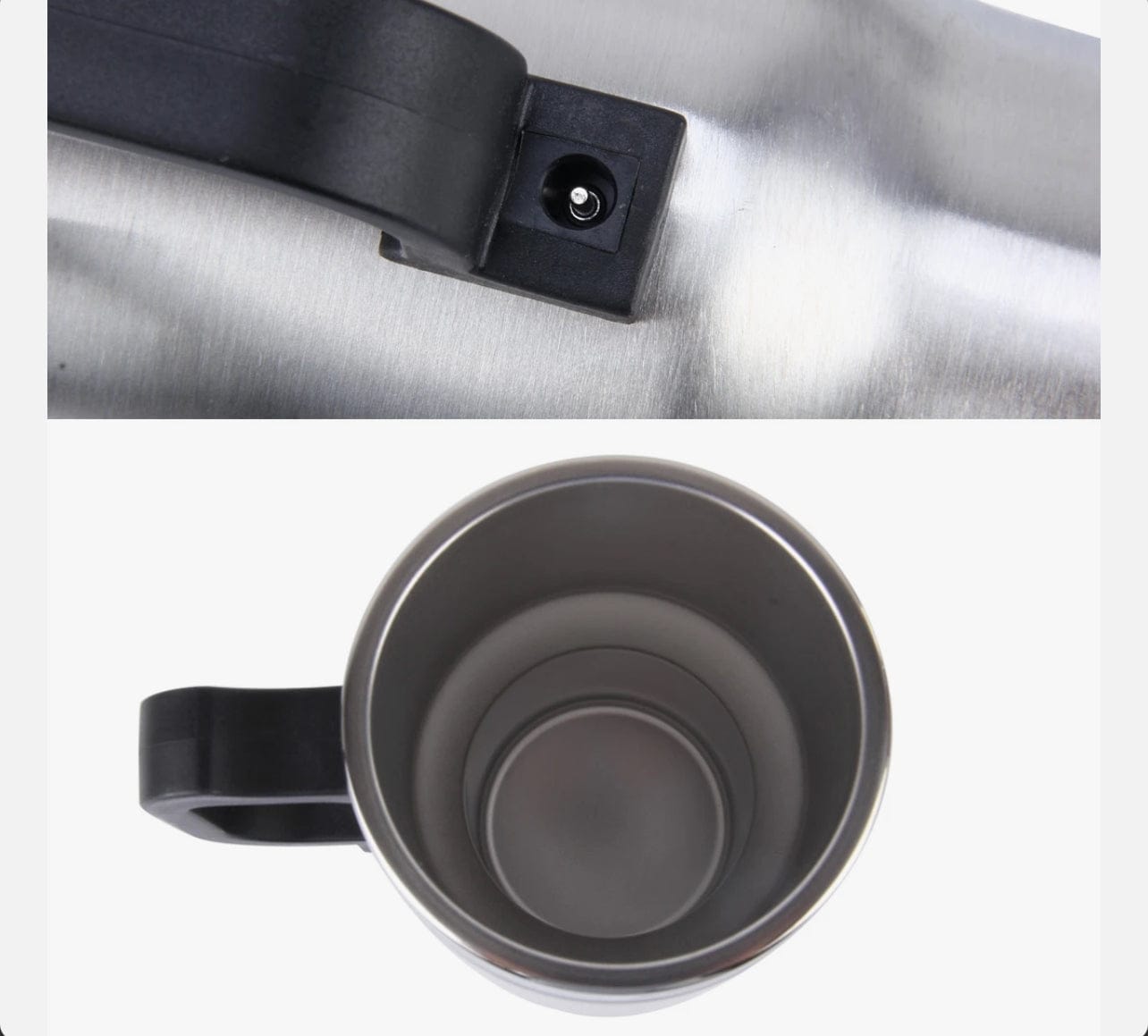 STAINLESS STEEL HEATED DRINKING MUG KT2509