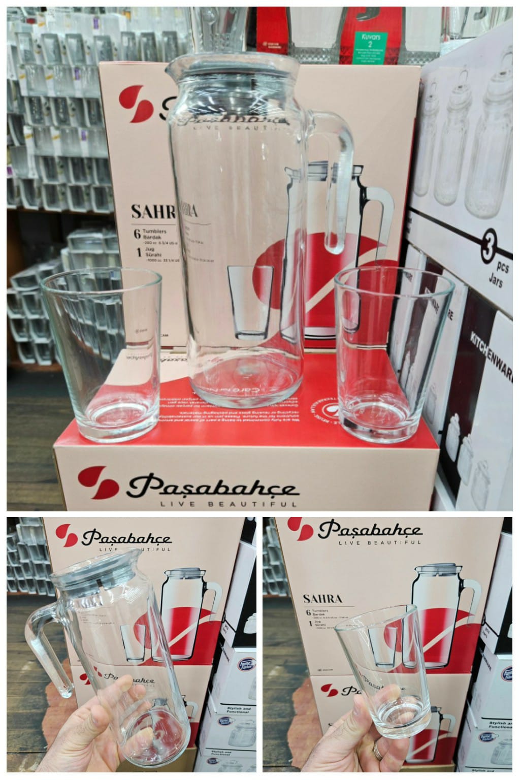 96396 Pasabace 7 in 1 tumbler set