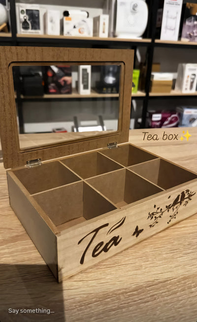 WOOD TEA BOX