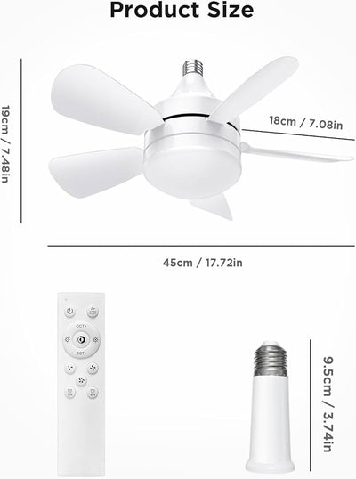SOCKET FAN LIGHT HA2384