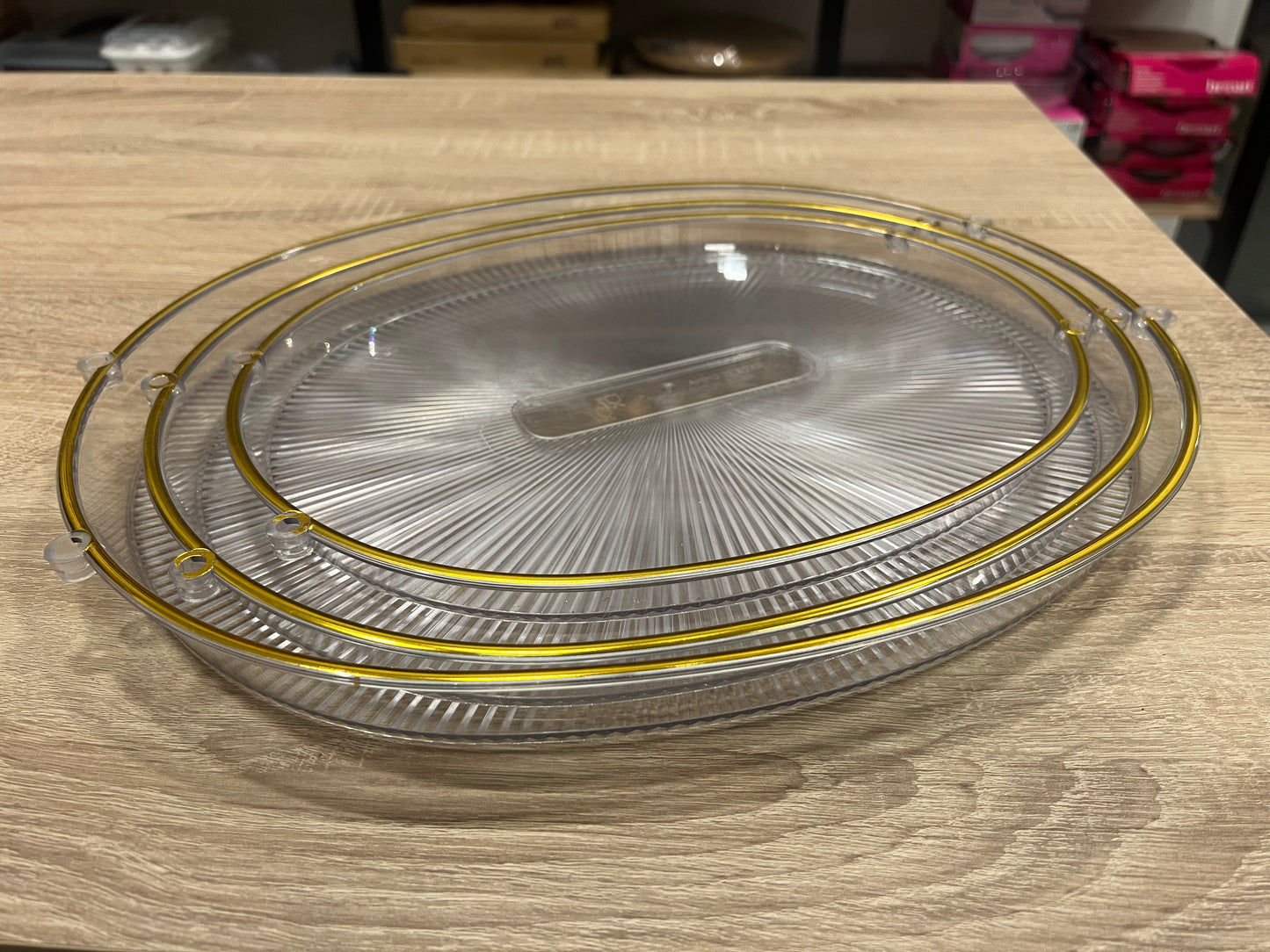 3PCS PLEXI TRAY SET kt2404