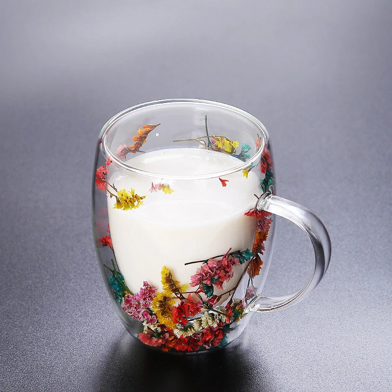 350ML Double Glass MUG FR1703