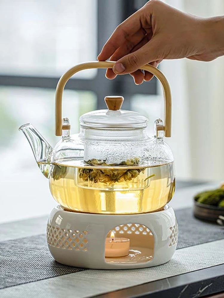 Heat Proof Glass Tea pot FR1681