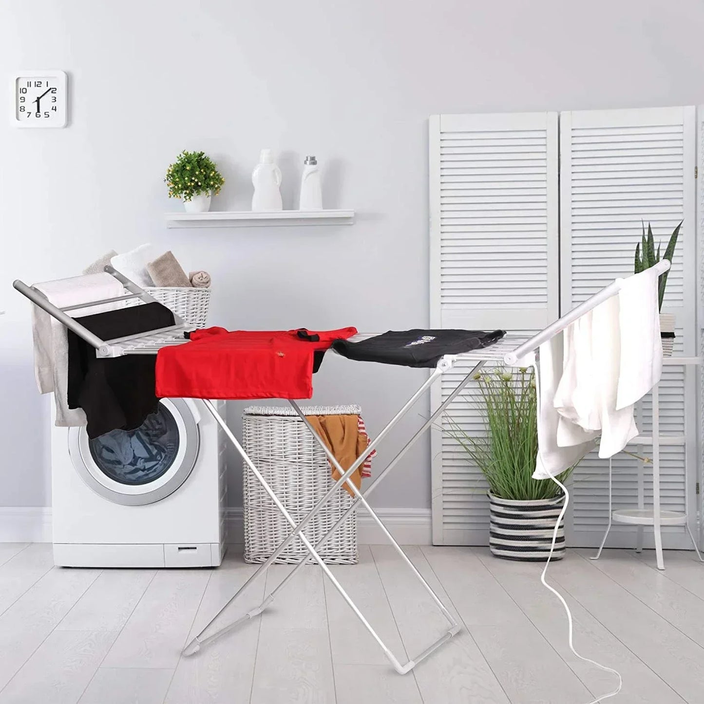 Heated clothes dryer