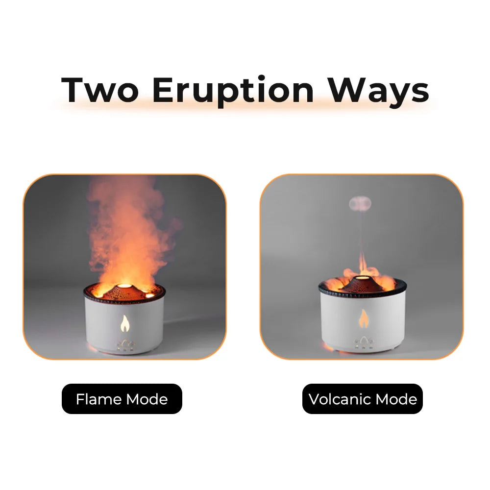 Volcanic Flame Humidifier and Diffuser