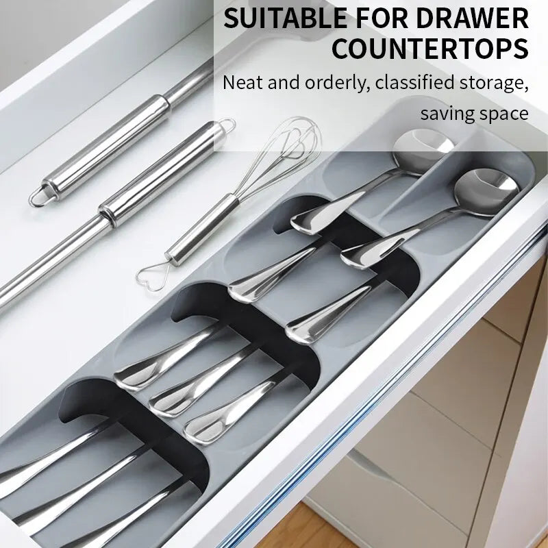 Kitchen Drawer Cutlery Storage