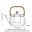 Heat Proof Glass Tea pot FR1681