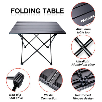 Aluminium outdoor Folding table FR2072