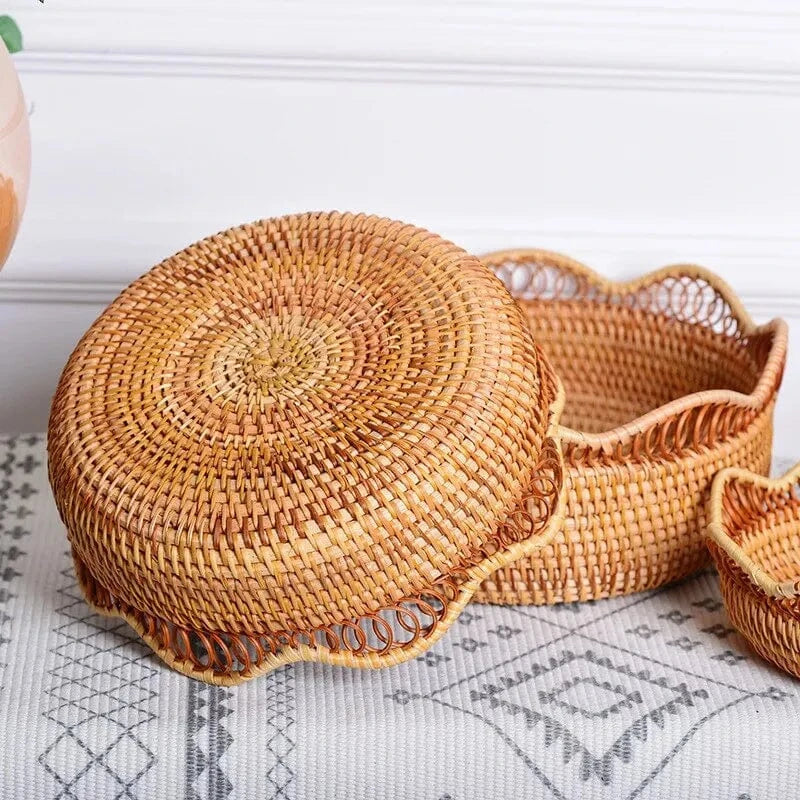 Hand-Woven Storage Basket 3PCS Set HA1298