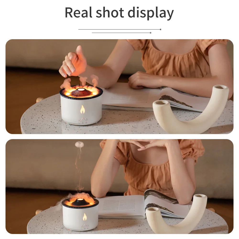 Volcanic Flame Humidifier and Diffuser