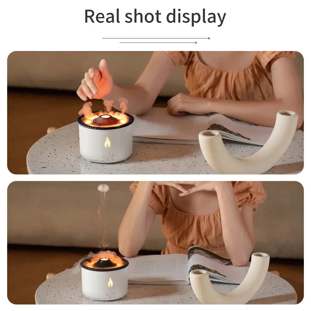 Volcanic Flame Humidifier and Diffuser HA1120