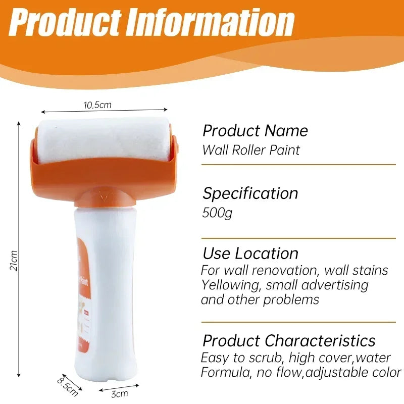 WHITE PAINT ROLLER CORRECTOR