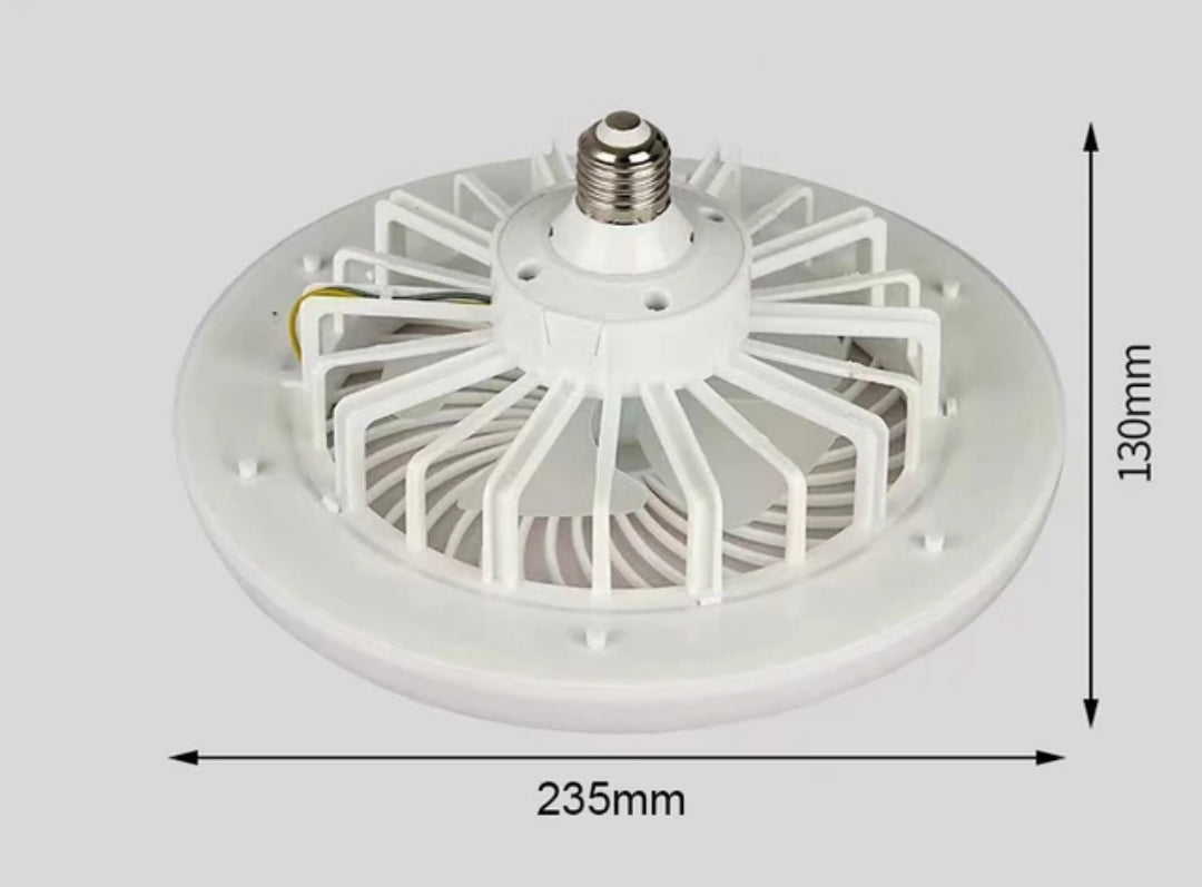 E27 Screw Bulb Fan