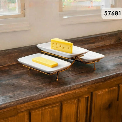 Ceramic Plastes with stand