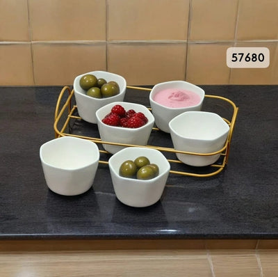 Ceramic Plastes with stand