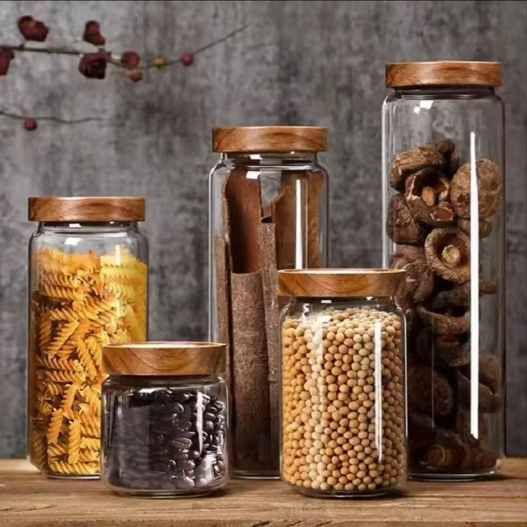 GLASS  STORAGE JARS KT1525SJ