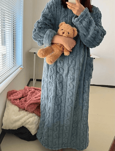 VELVET SLEEP DRESS HA2296