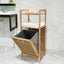 Wooden Clothes Storage Basket FR1677