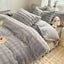 4PCS SET RABBIT FUR BED SHEET HA2291